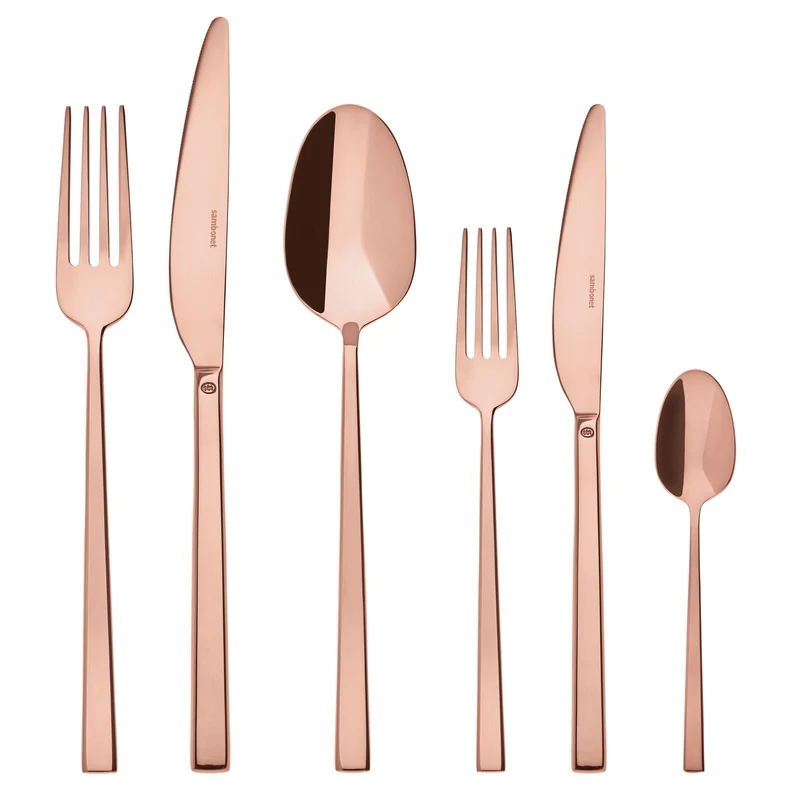 Rock PVD Copper Servizio posate 36 pezzi rame Sambonet 52762C-83
