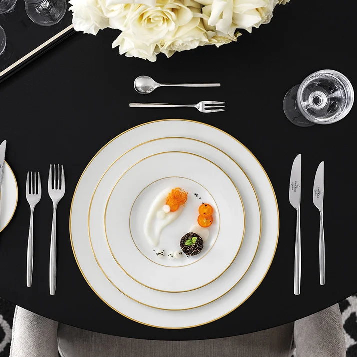 Anmut Gold Servizio tavola 18 pezzi filo oro Villeroy & Boch