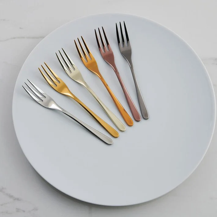 Rock Set 6 Forchettine PVD Gold Sambonet