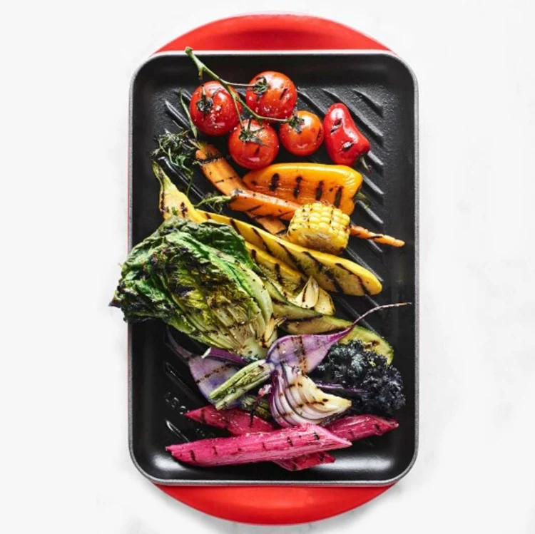 Le Creuset Bistecchiera rigata ghisa rettangolare cm 47 induzione