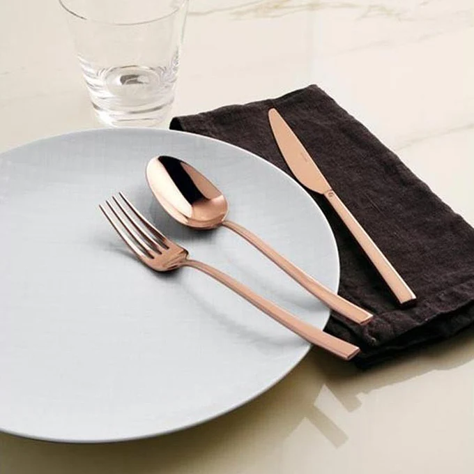 Rock PVD Copper Servizio posate 24 pezzi rame Sambonet 52762C-81