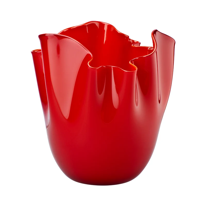 Venini Vaso Fazzoletto cm 31 rosso 700.00