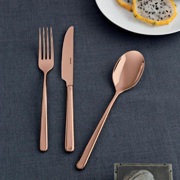 Linear PVD Copper Servizio posate 24 pezzi Rame Sambonet 52713C-81