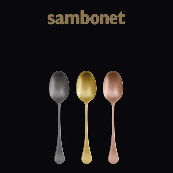 Linear PVD Gold Servizio posate 24 pezzi Oro Sambonet 52713G-81