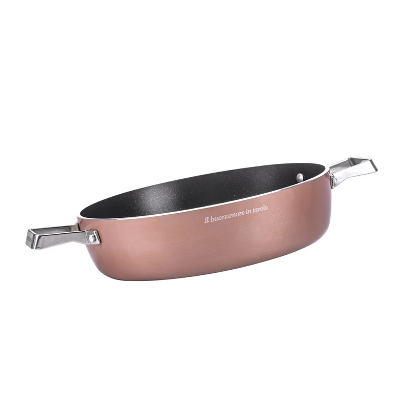TEGAME 28CM CON COPERCHIO MONETA ROSE GOLD DIAMANT