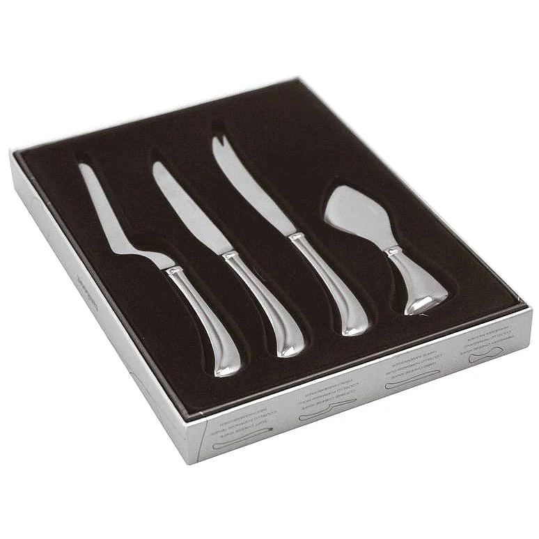 Set 4 coltelli formaggio acciaio Sambonet 52550C91