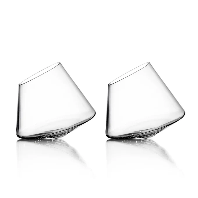 Set 2 bicchieri whisky fluttuanti Manhattan Ichendorf