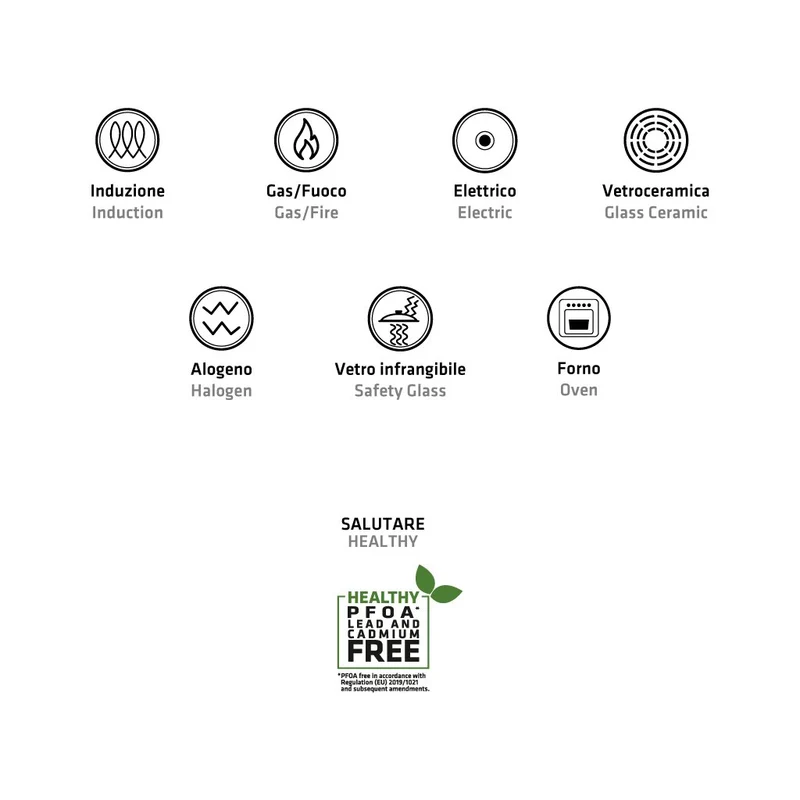 Berndes B.IRON BLACK GRAY BISTECCHIERA 27 cm