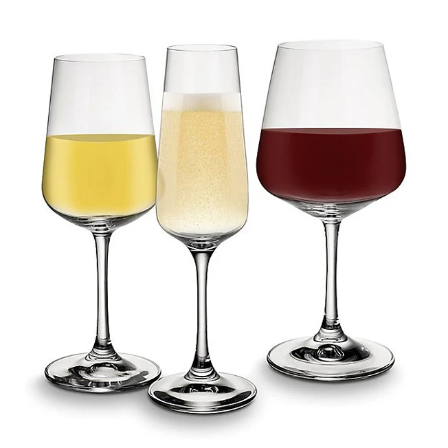 4 Calici da vino cristallo Ovid Villeroy & Boch