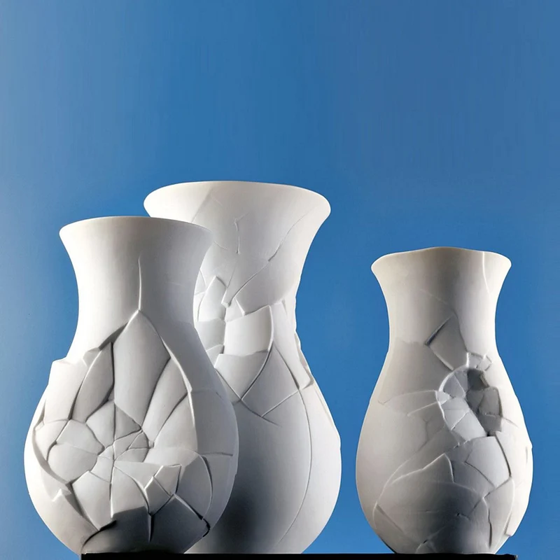 Rosenthal Vaso Rotto bianco porcellana Vase of Phases studio-line
