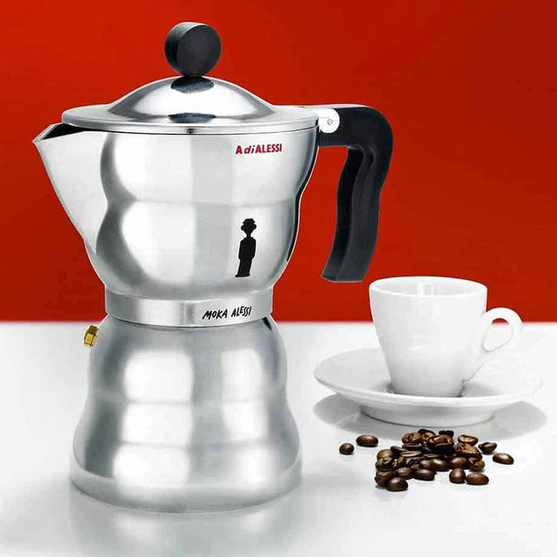 Alessi caffettiere Moka Mendini varie misure