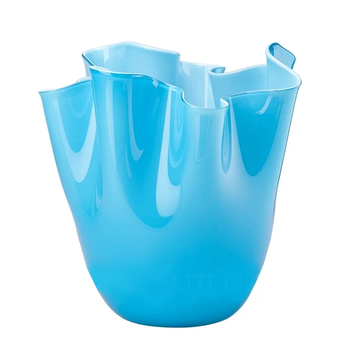 Venini Vaso Fazzoletto cm 31 acquamare 700.00