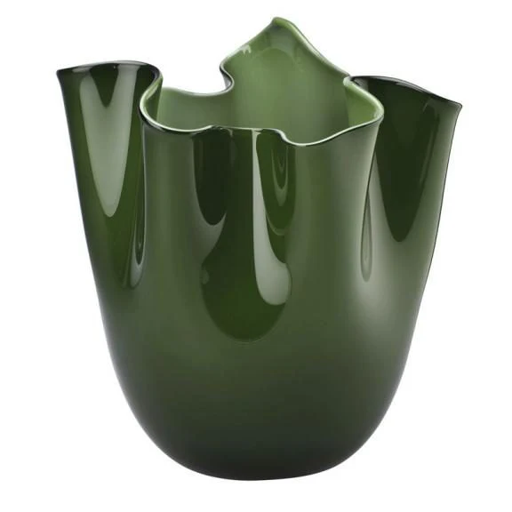 Venini Vaso Fazzoletto cm 12 verde mela 700.04