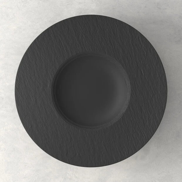 Piatto Pasta Gourmet nero Manufacture Villeroy & Boch