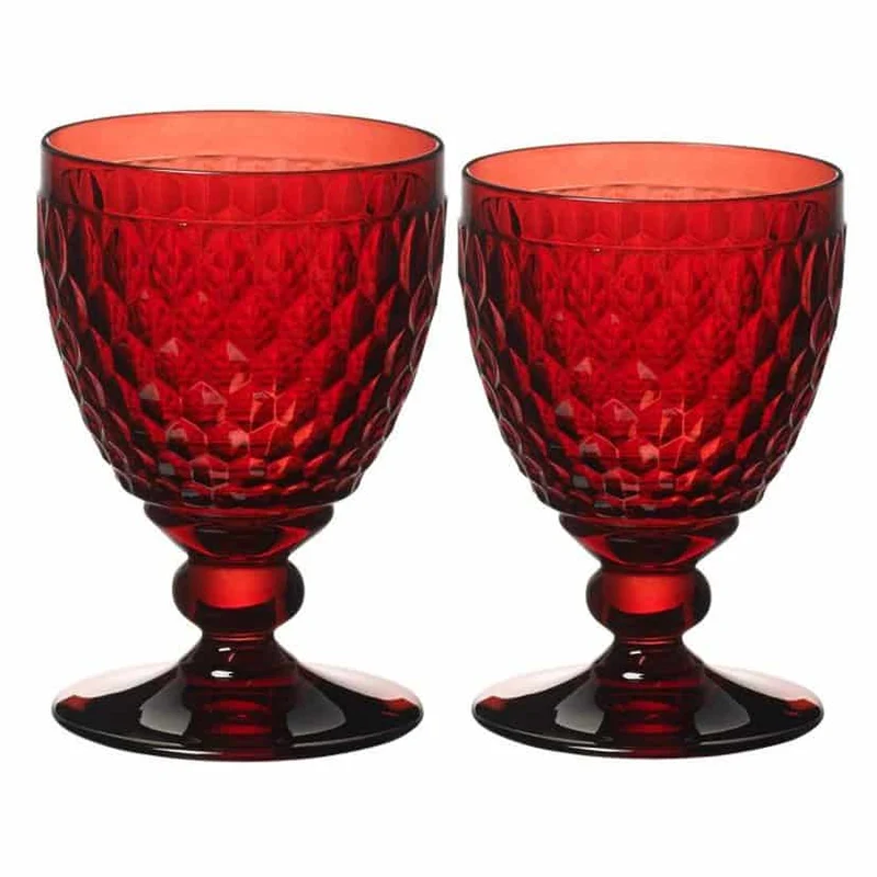 4 Calici Boston rosso Villeroy & Boch