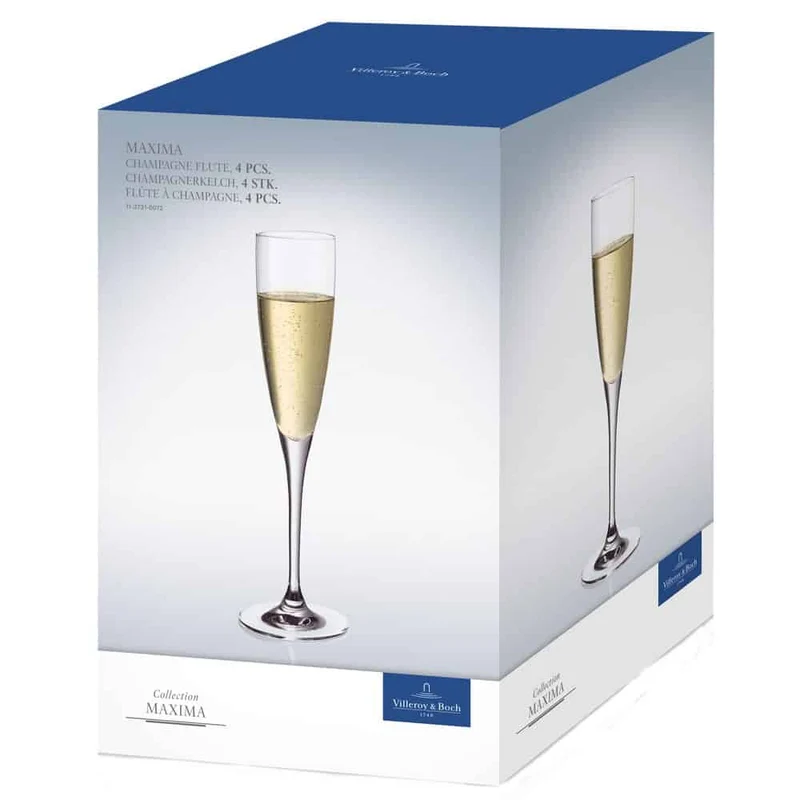 Set 4 Flute cristallo Maxima Villeroy & Boch
