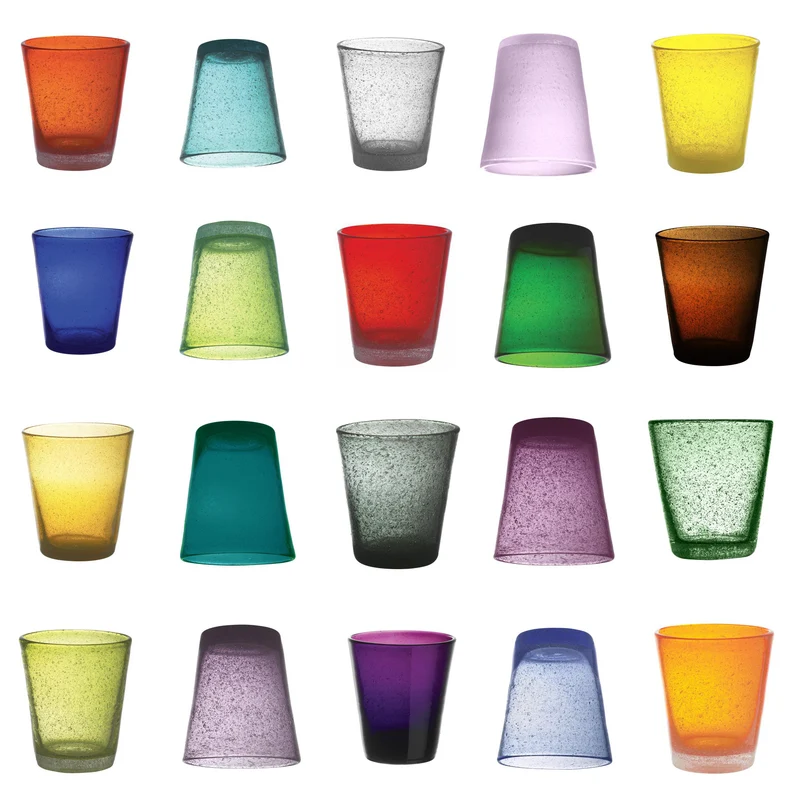 Freshness Set 6 bicchieri multicolore da lavastoviglie Livellara