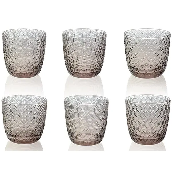 Ivv Set 6 bicchieri artistici fumè Sixties Nuova Produzione