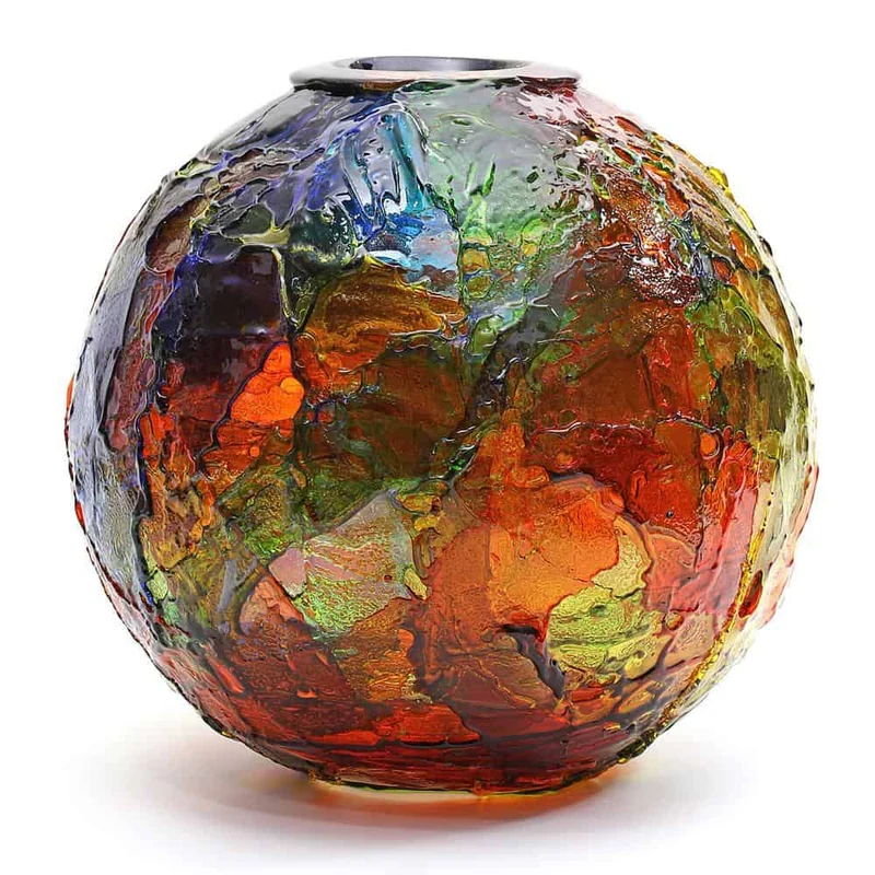 Venini Vaso scultura Gea color Gae Aulienti