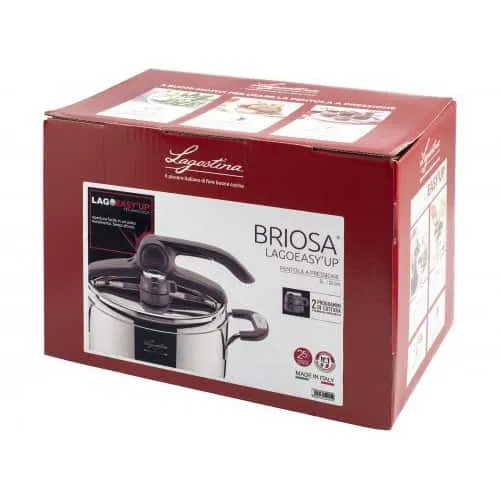 Lagostina Pentola a pressione Briosa Easy up 7 litri