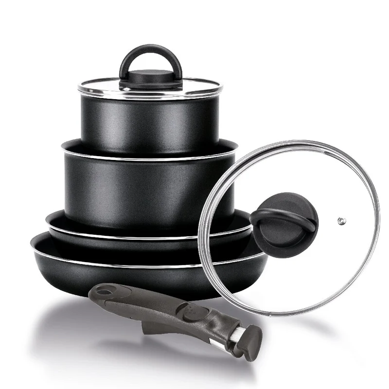 BATTERIA 6PZ CON MANICO REMOVIBILE MONETA GEA
