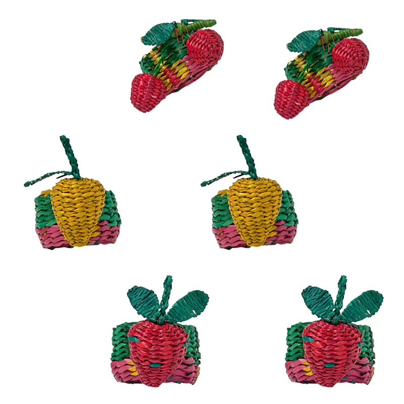 Set 6 Lega Tovaglioli Tutti frutti
