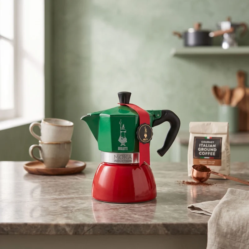 Moka Induction 4 Tazze Italia