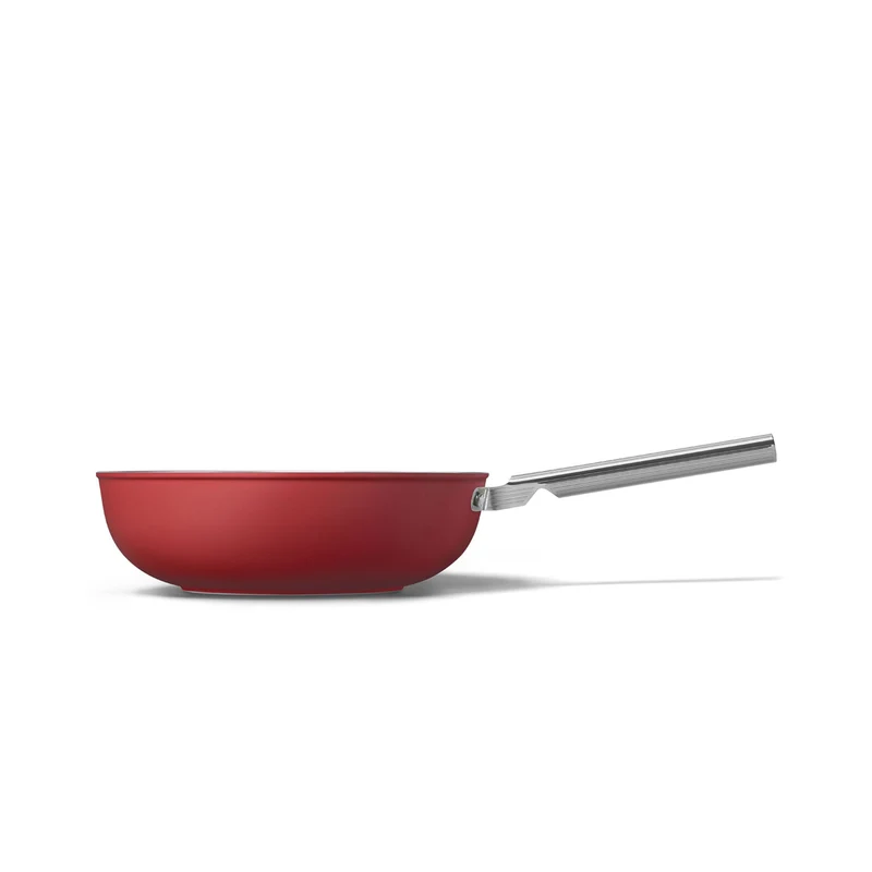 Set 2 padelle + 1 wok rossa