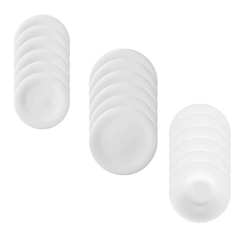 Set 18 Pezzi Neve Bone China