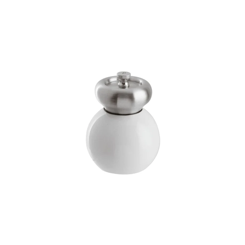 Macinapepe Cm 10 Acrilico Bianco Lucido Inox