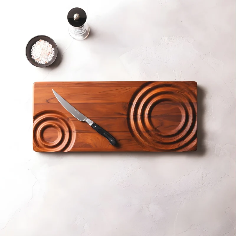 Tagliere Legno Teak 46 Cm