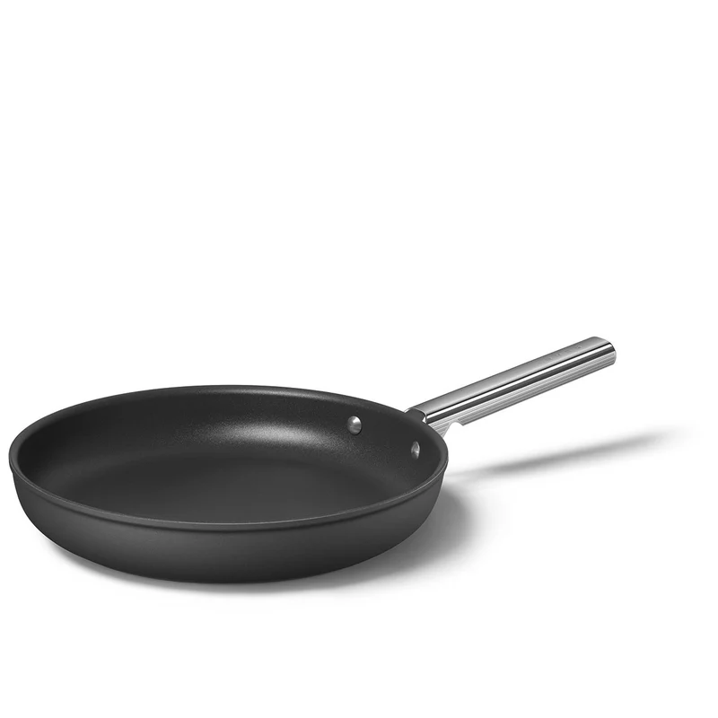 Padella Antiaderente - 30 cm Nero Stile Anni 50
