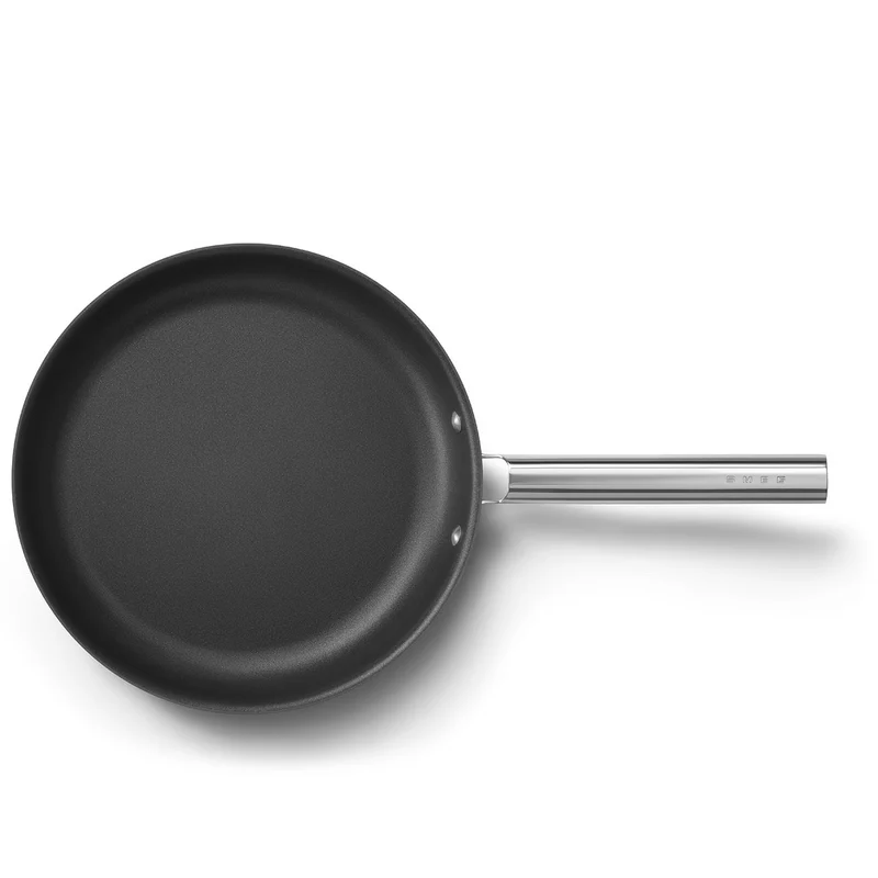 Padella Antiaderente - 30 cm Nero Stile Anni 50