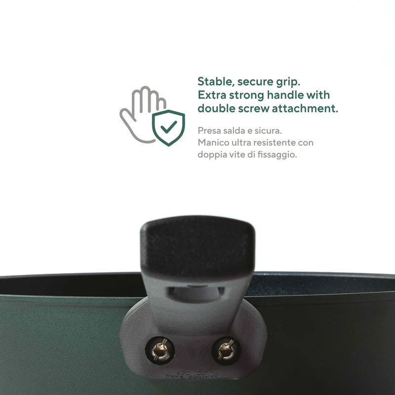 Titan Pro Green Set da Chef con batteria di pentole da 9 pezzi