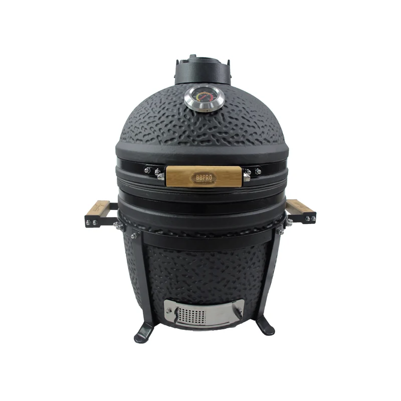 Kamado bbq compatto con supporto