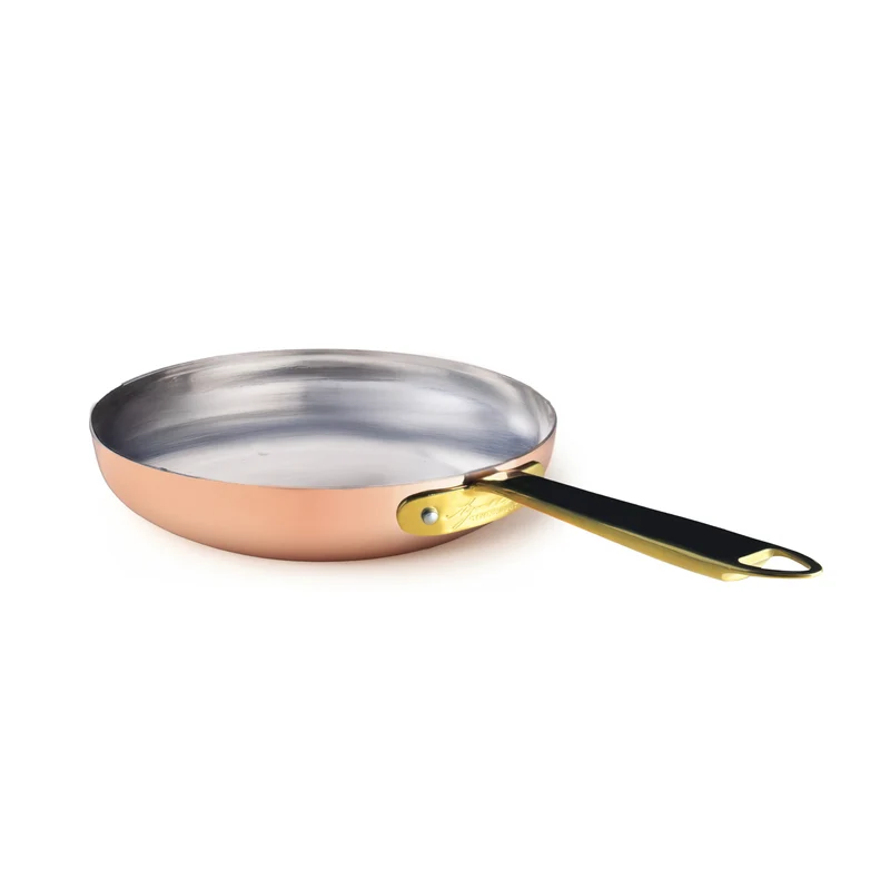 PADELLA SVAS. BASSA RAME ST. 1/M 1907 INOX PVD OTTONE CM. 32