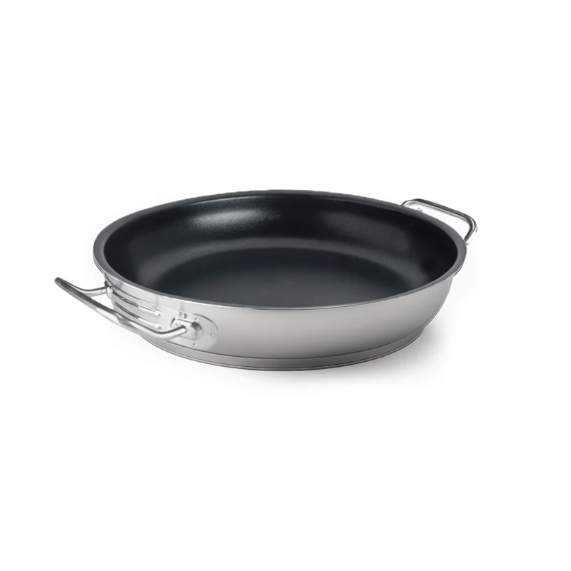 Tegame. Ant. 2/m inox 18/10 cm. 32 interno platinum