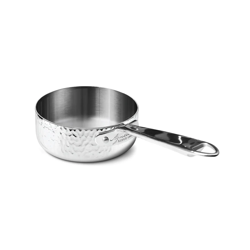 CASSERUOLA BASSA ALUINOX MARTELLATO 3PLY 1/M 1907 CM 20