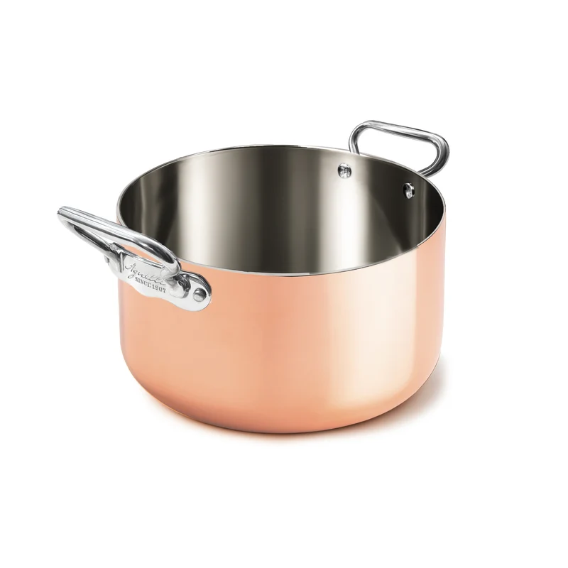 Casseruola Alta 2 maniglie Copper 4 Induzione Cm 20