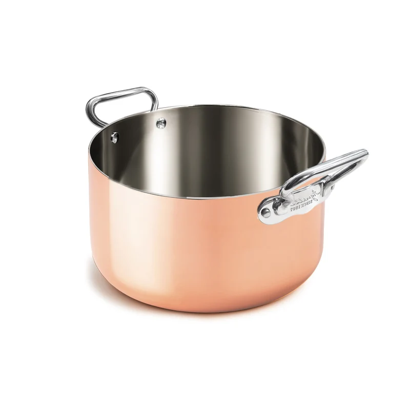 Casseruola Alta 2 maniglie Copper 4 Induzione Cm 24