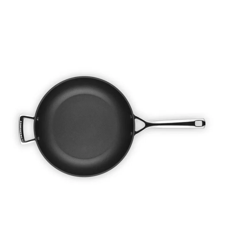 Padella alta manico lungo 26 cm con maniglia
