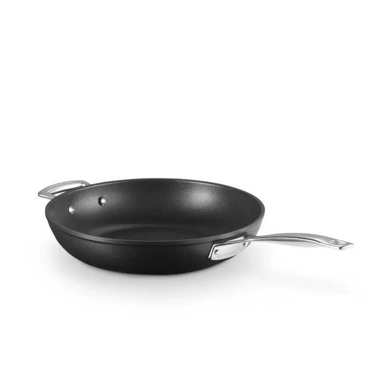 Padella alta manico lungo 26 cm con maniglia