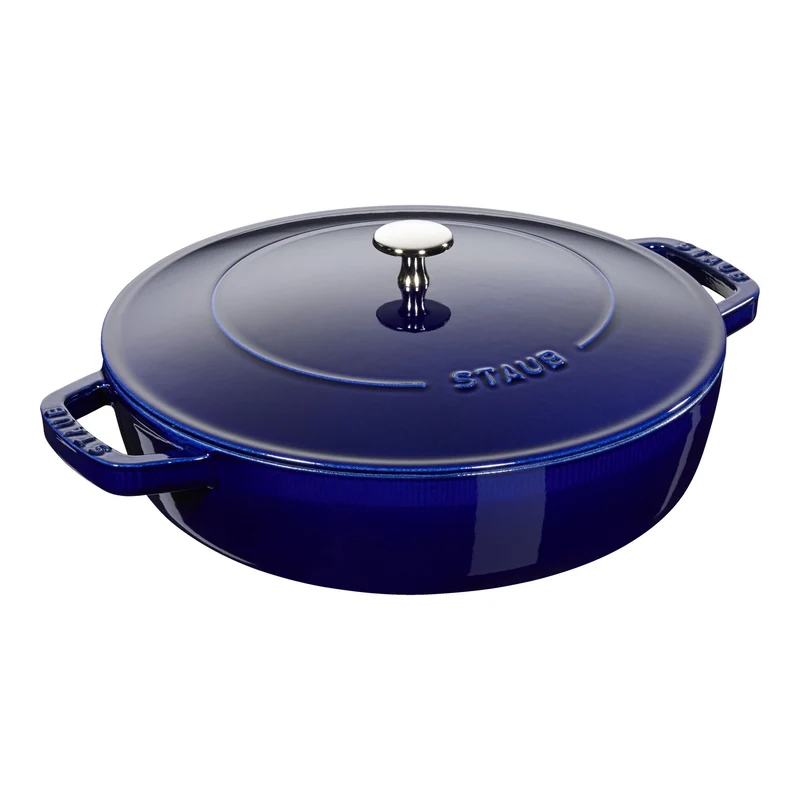 Tegame Chistera rotondo - 28 cm, blu scuro