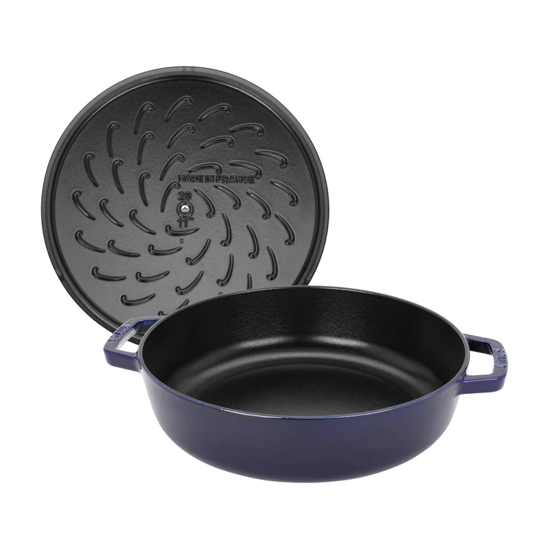 Tegame Chistera rotondo - 28 cm, blu scuro