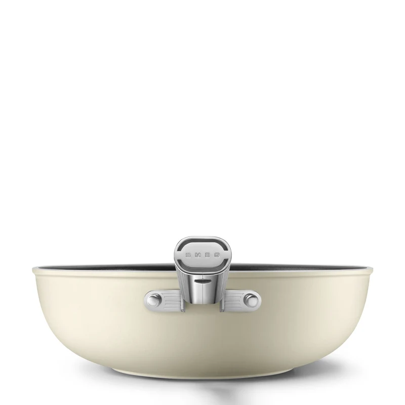 Wok antiaderente Crema 30 cm