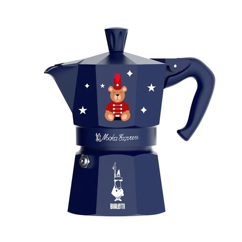 Moka Express 3 Tz Blu Orsetto