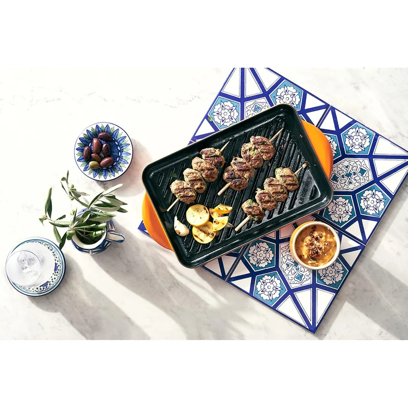 Grill rettangolare 32X22 Arancio