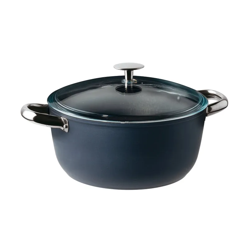 Casseruola Alta 2 Maniglie 20 Cm Midnight Blue