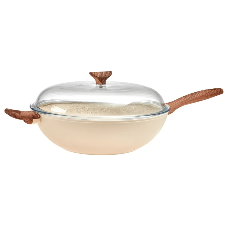 Wok 2 manici Rock N`Rose Rotondo 32
