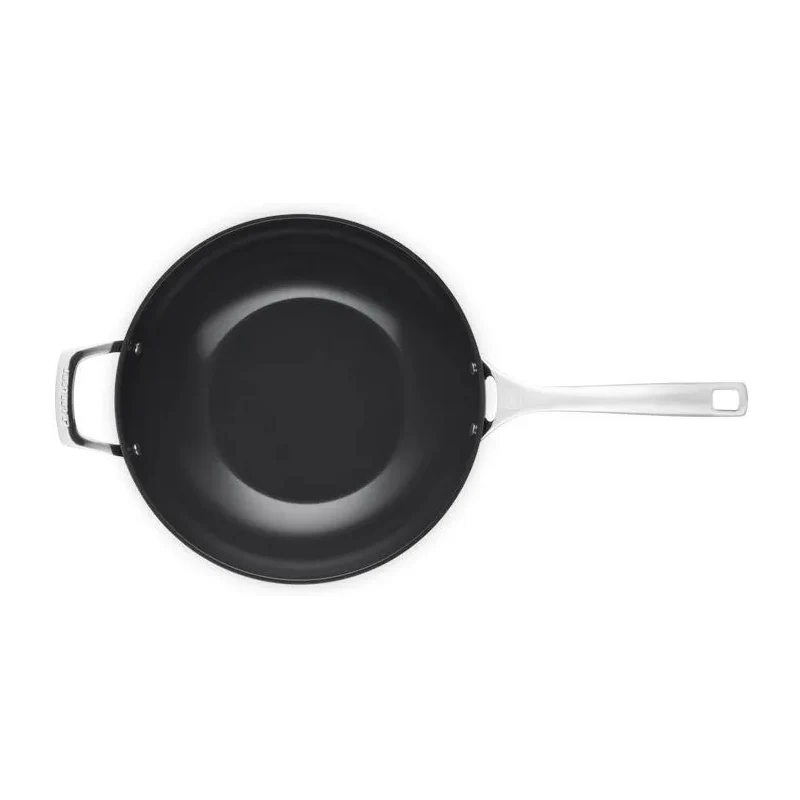 Padella Wok 30 Antiaderente in Ceramica - Manico lungo e maniglia